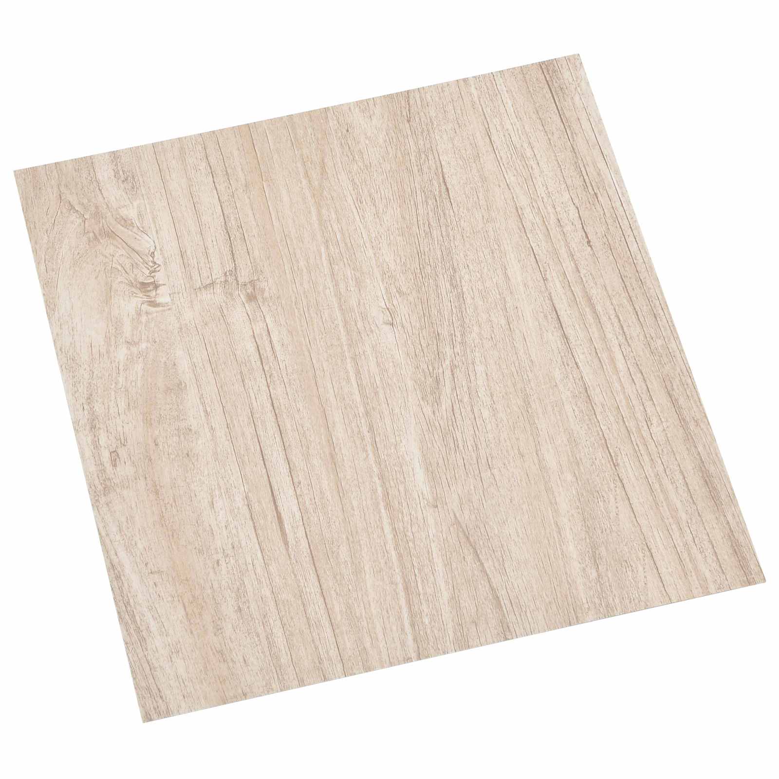 vidaXL Deski podłogowe 5,11 m² 55 pcs PVC Biały i kolor drewna