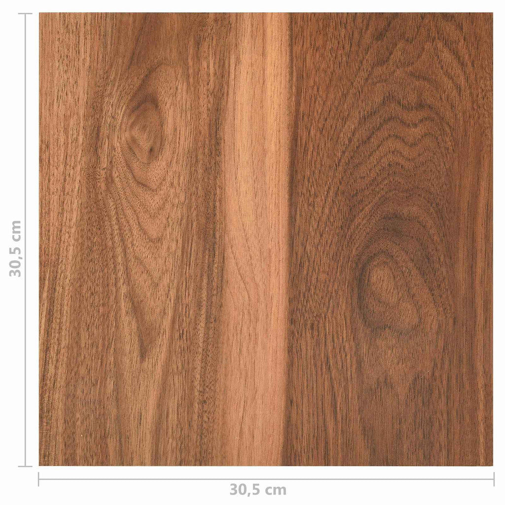 vidaXL Deski podłogowe 5,11 m² 55 pcs PVC Ciemne drewno