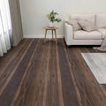 vidaXL Deski podłogowe 55 pcs Ciemny brąz 5,11 m² PVC