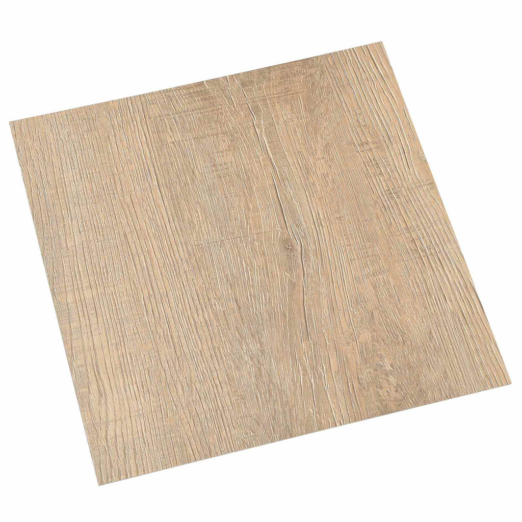 vidaXL Deski podłogowe 5,11 m² 55 pcs PVC Jasnoszary, Ciemnobrązowy