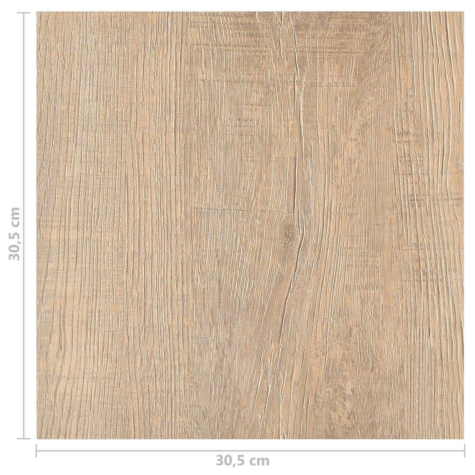 vidaXL Deski podłogowe 5,11 m² 55 pcs PVC Jasnoszary, Ciemnobrązowy