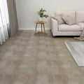 vidaXL Deski podłogowe 5,11 m² 55 pcs PVC Ciemny brąz i szary