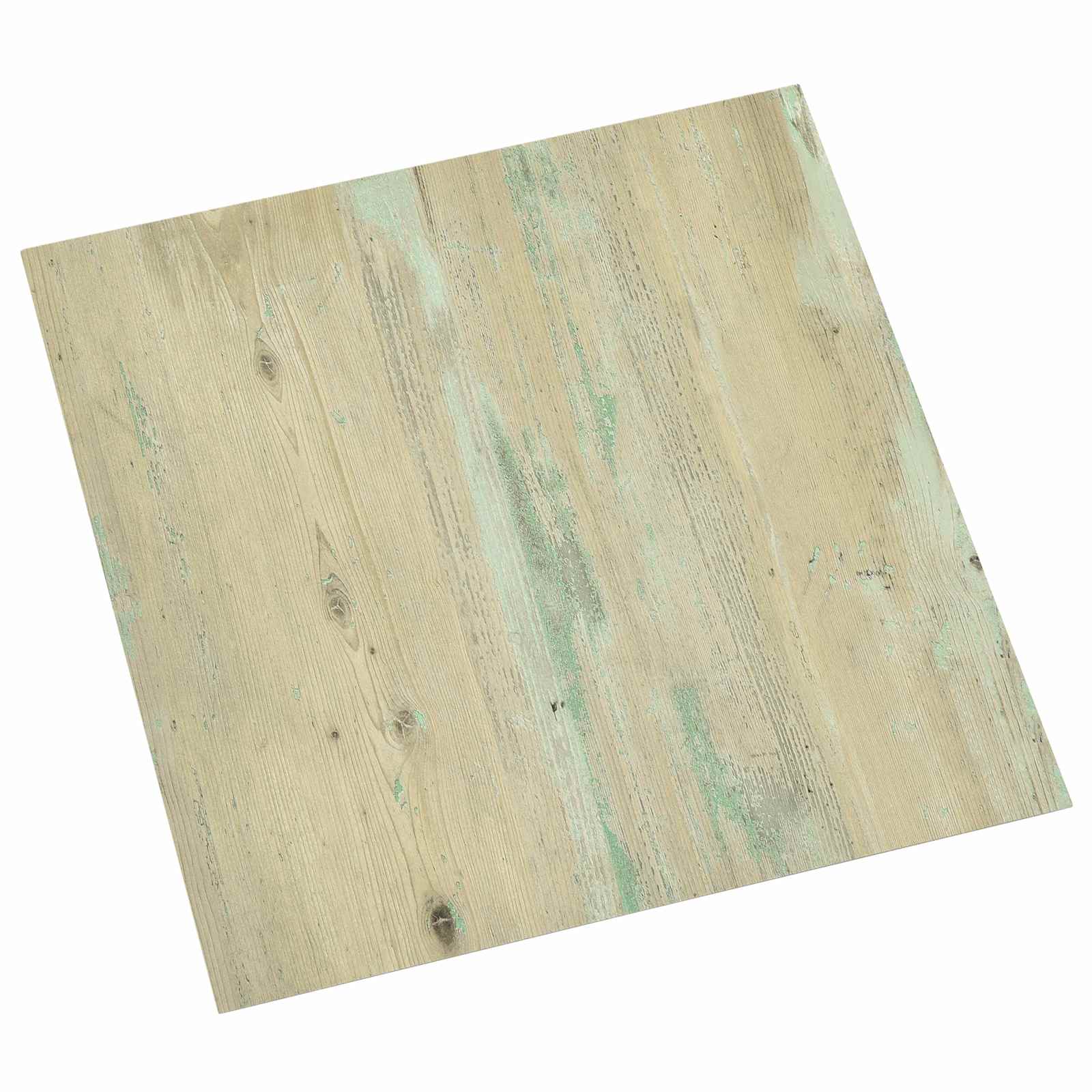 vidaXL Deski podłogowe 5,11 m² 55 pcs PVC Biały i jasny brąz