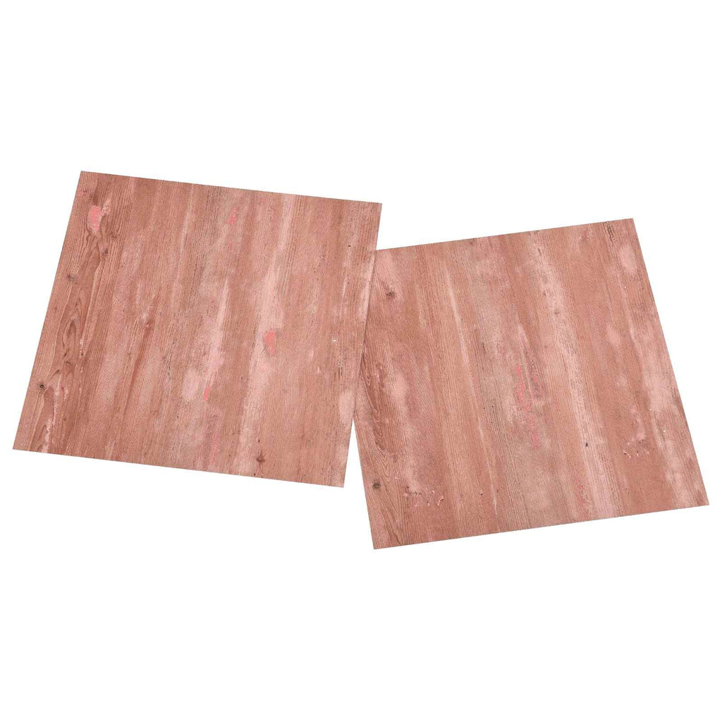 vidaXL Deski podłogowe 55 pcs Czerwony 5,11 m² PVC