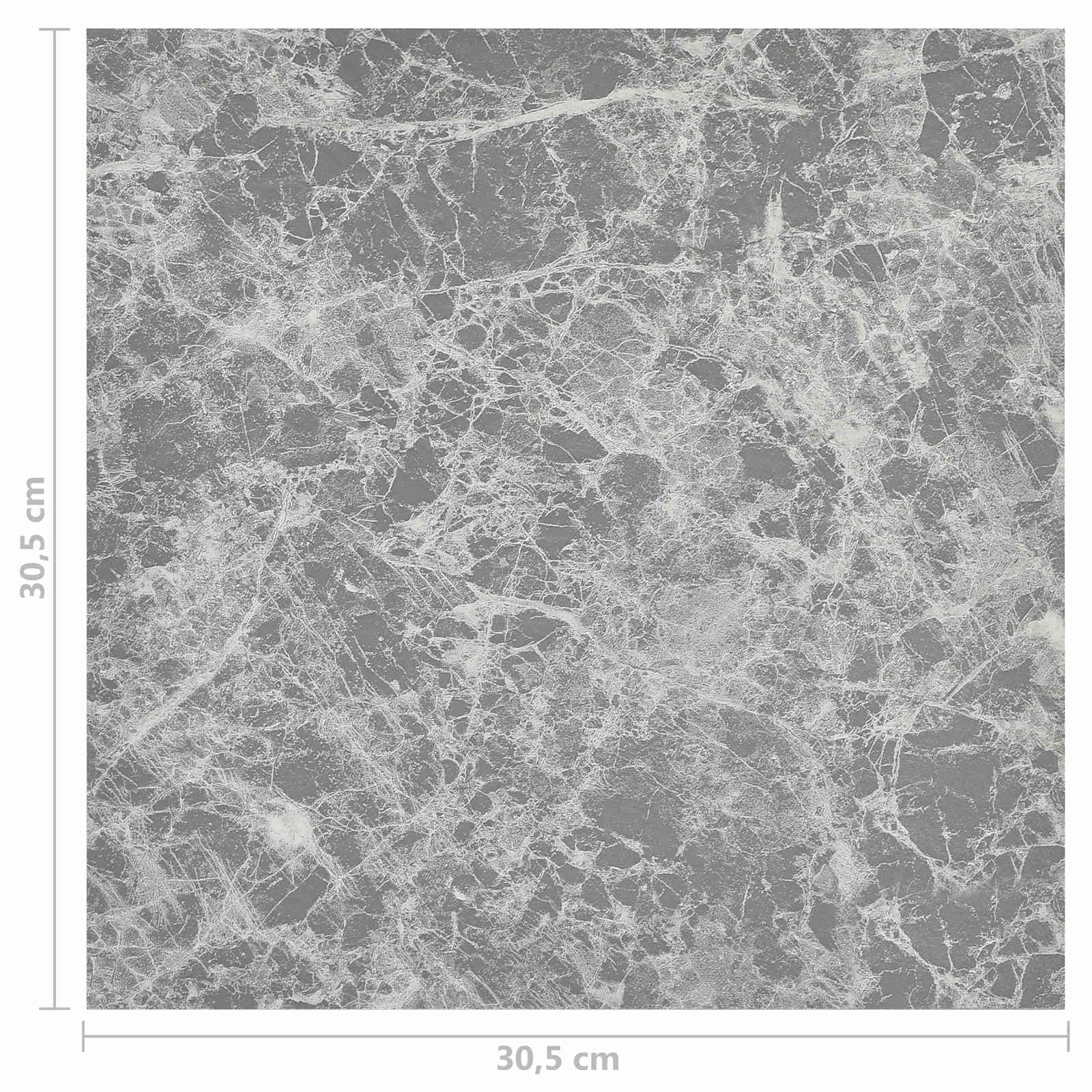 vidaXL Deski podłogowe 5,11 m² 55 pcs PVC Szary