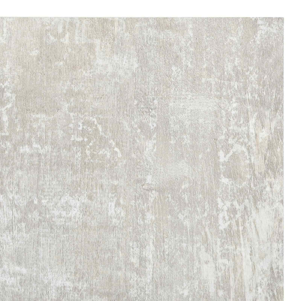 vidaXL Deski podłogowe 5,11 m² 55 pcs PVC Biały i drewno