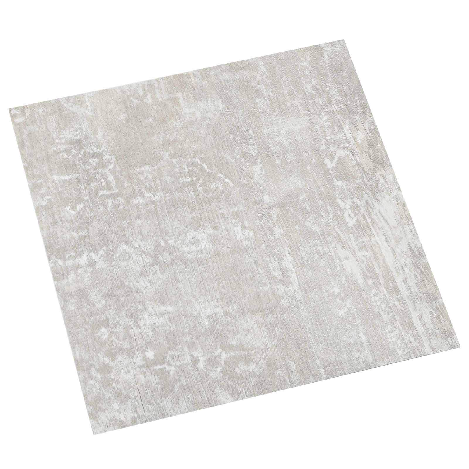vidaXL Deski podłogowe 5,11 m² 55 pcs PVC Biały i drewno