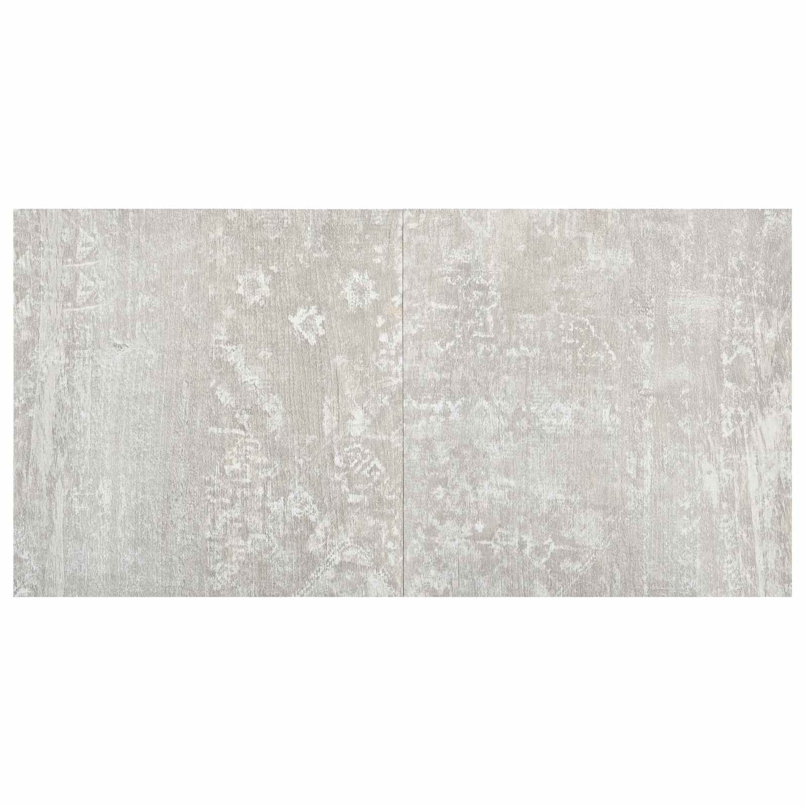 vidaXL Deski podłogowe 5,11 m² 55 pcs PVC Biały i drewno