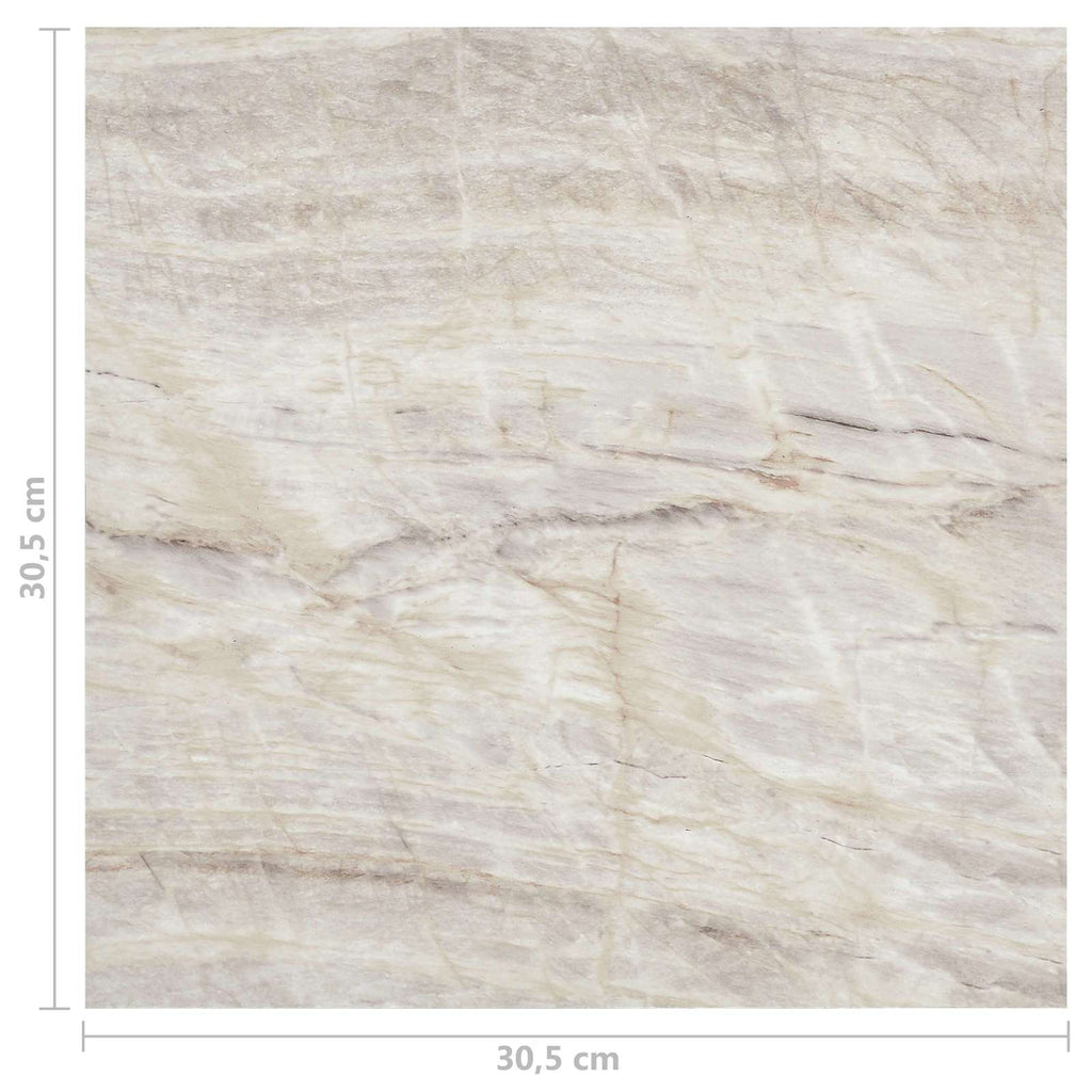 vidaXL Deski podłogowe 5,11 m² 55 pcs PVC Brązowy i beżowy