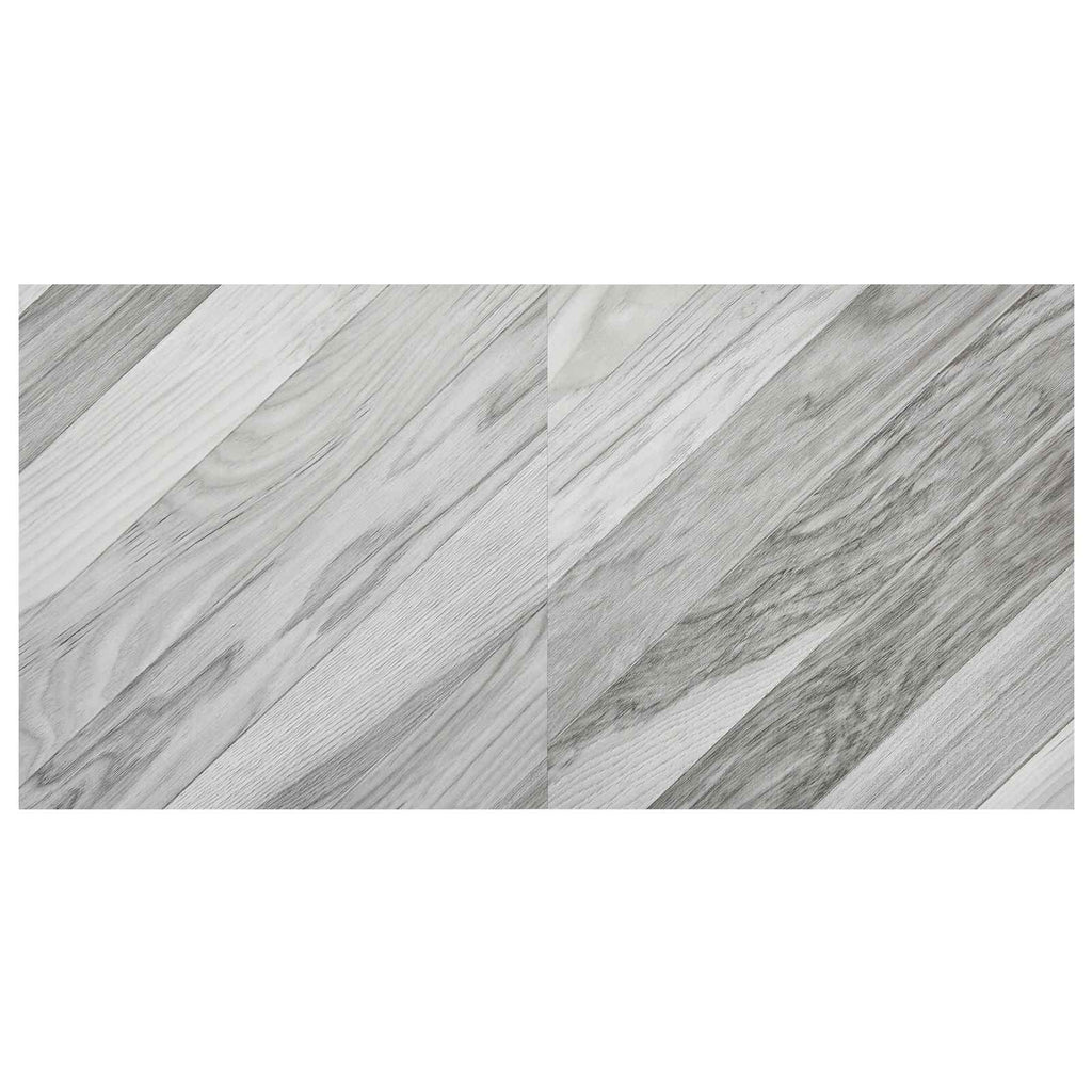 vidaXL Deski podłogowe 55 pcs Szary 5,11 m² PVC