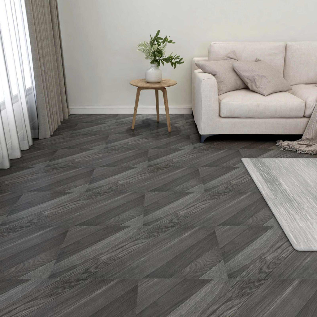 vidaXL Deski podłogowe 55 pcs Szary 5,11 m² PVC