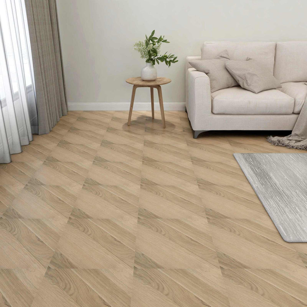 vidaXL Deski podłogowe 55 pcs Brązowy 5,11 m² PVC