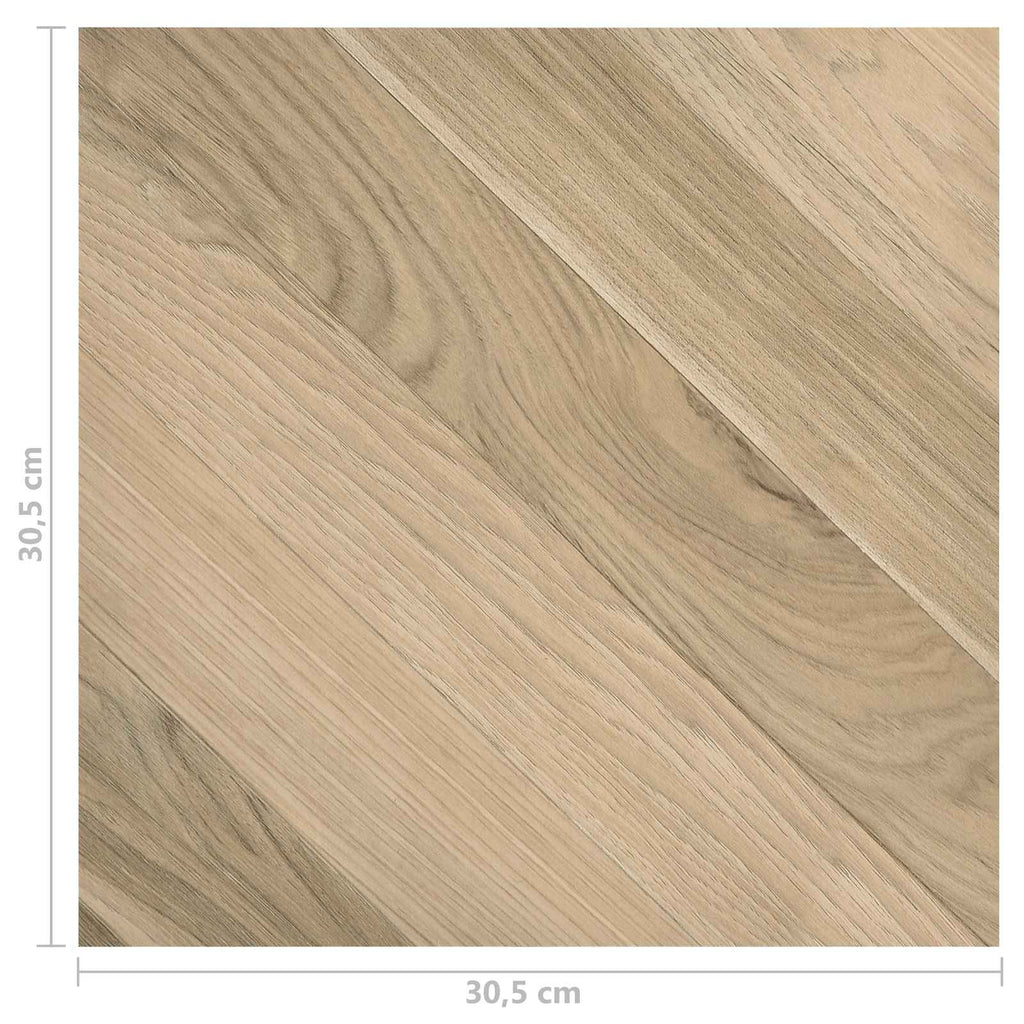 vidaXL Deski podłogowe 55 pcs Brązowy 5,11 m² PVC