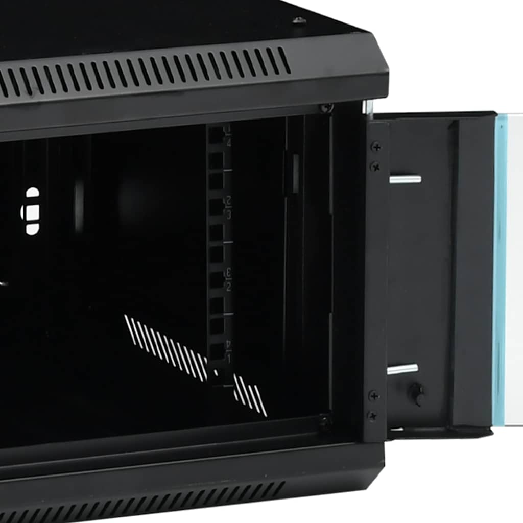 vidaXL Ścienna szafka serwerowa 6U, 19", IP20, 600x450x350 mm