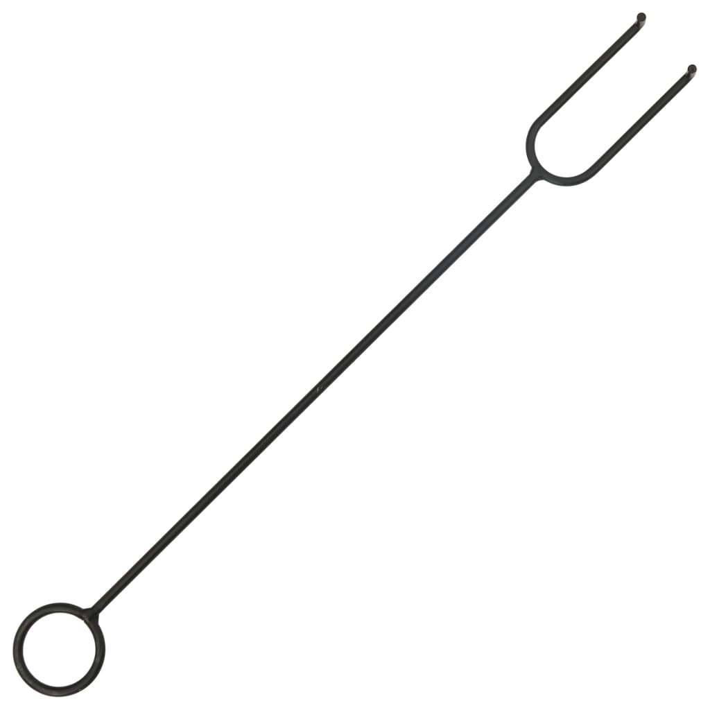 vidaXL Palenisko z pogrzebaczem, 62 cm, XXL, stal