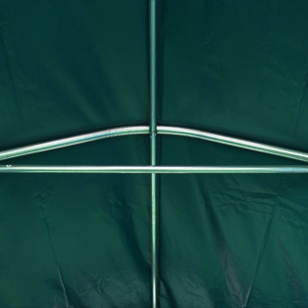vidaXL Namiot garażowy z PVC, 1,6 x 2,4 m, zielony