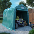 vidaXL Namiot garażowy z PVC, 2,4 x 2,4 m, zielony
