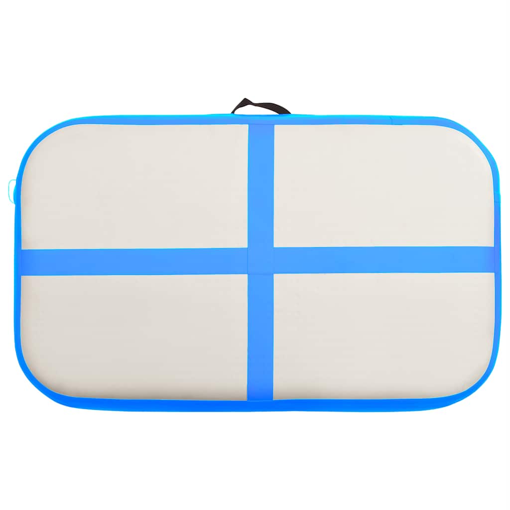 vidaXL Mata gimnastyczna z pompką, 60x100x10 cm, PVC, niebieska