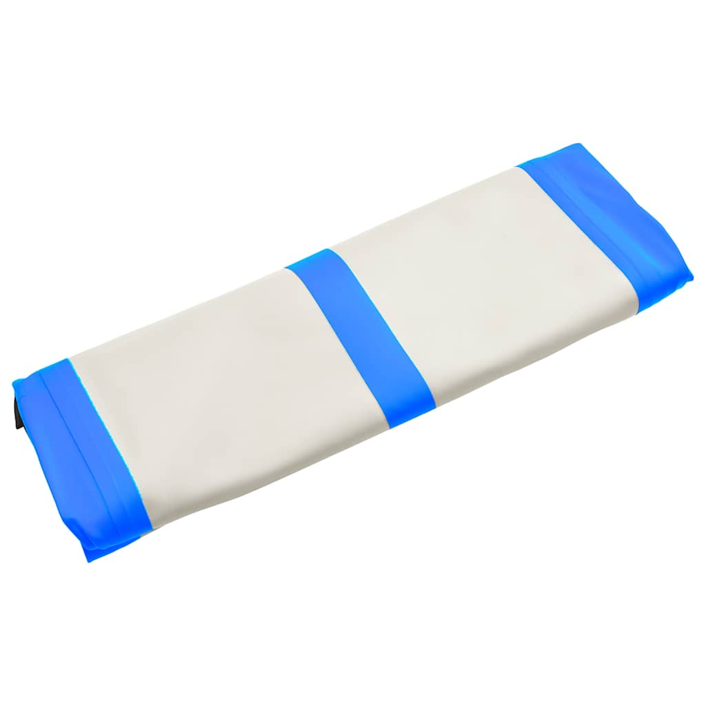 vidaXL Mata gimnastyczna z pompką, 300x100x20 cm, PVC, niebieska