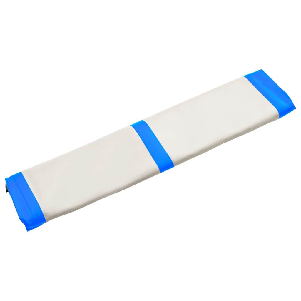vidaXL Mata gimnastyczna z pompką, 200x200x20 cm, PVC, niebieska
