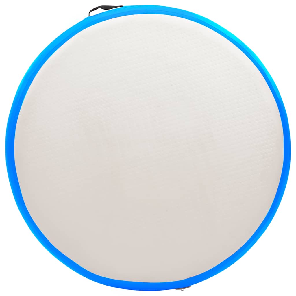 vidaXL Mata gimnastyczna z pompką, 100x100x15 cm, PVC, niebieska