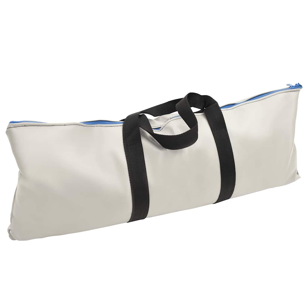 vidaXL Mata gimnastyczna z pompką, 100x100x15 cm, PVC, niebieska