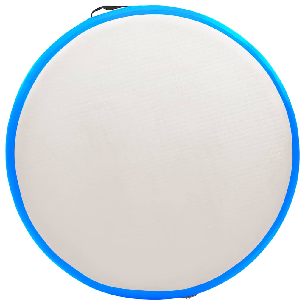 vidaXL Mata gimnastyczna z pompką, 100x100x20 cm, PVC, niebieska