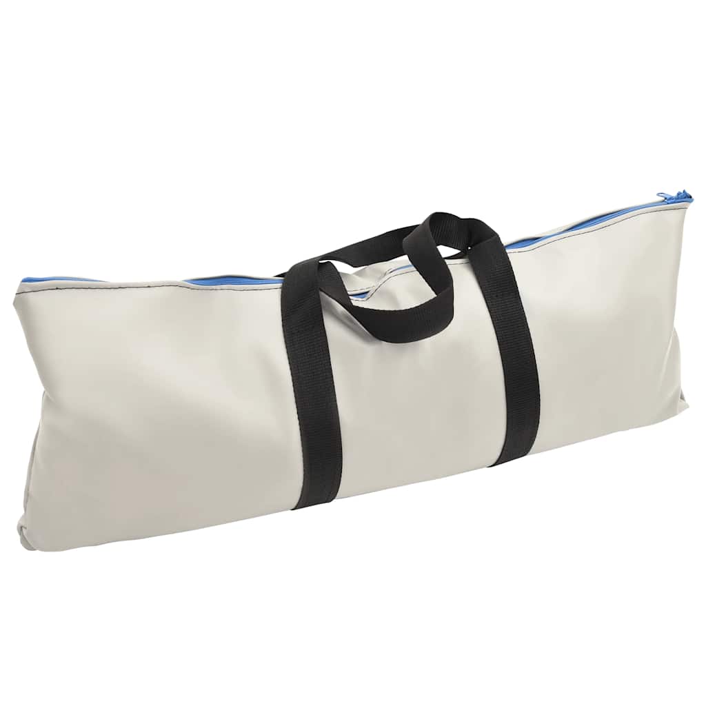 vidaXL Mata gimnastyczna z pompką, 100x100x20 cm, PVC, niebieska