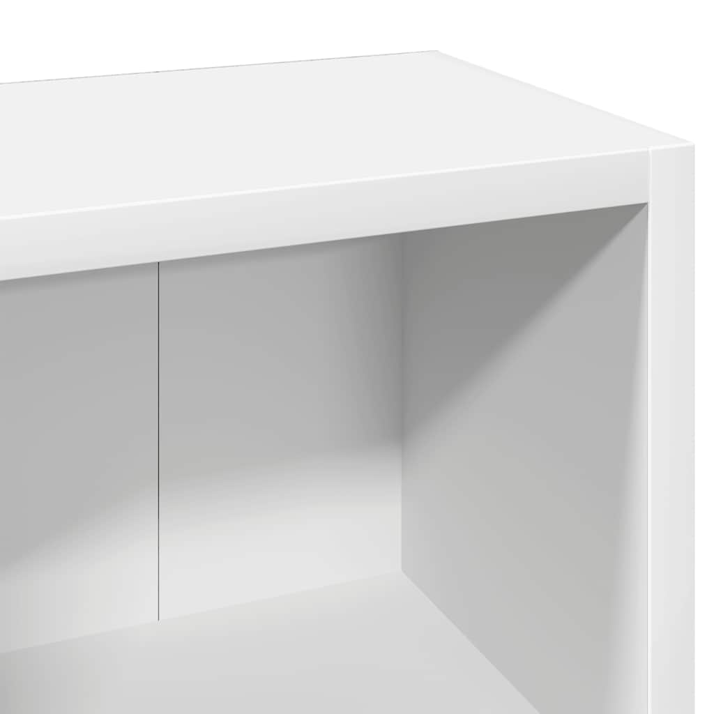 vidaXL Szafki na płyty CD, 2 szt., białe, 21x16x93,5 cm