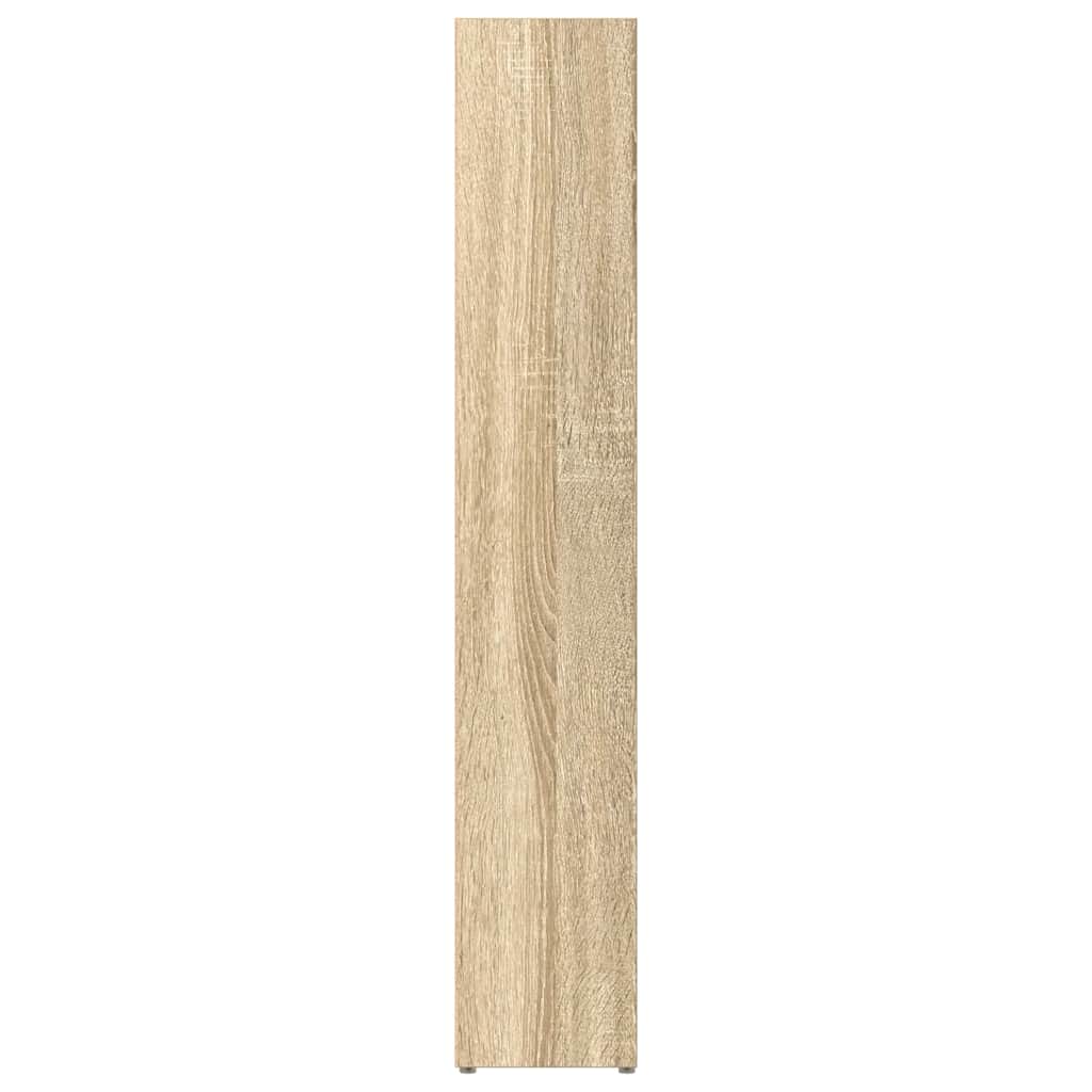 vidaXL Szafki na płyty CD, 2 szt., dąb sonoma, 21x16x93,5 cm, płyta