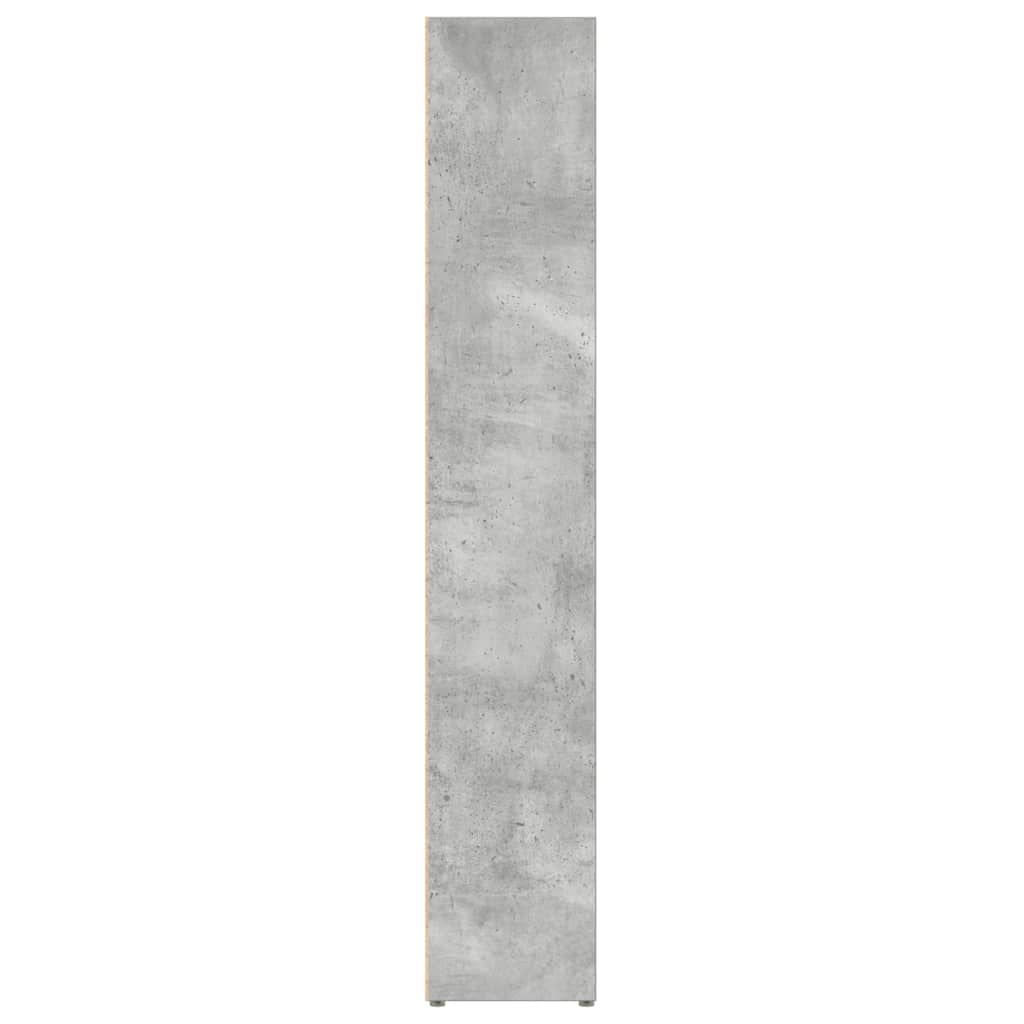 vidaXL Szafki na płyty CD, 2 szt., szarość betonu, 21 x 16 x 93,5 cm
