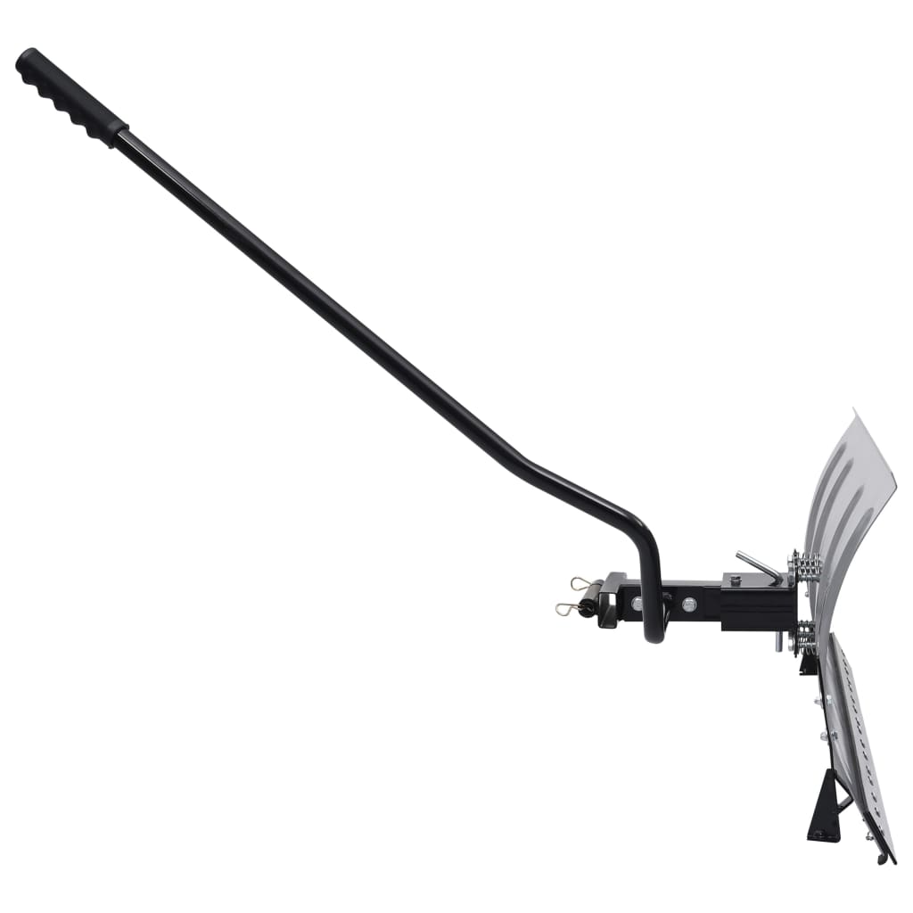 vidaXL Pług do kosiarki ogrodowej z uchwytem, 100 cm