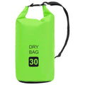 vidaXL Worek wodoszczelny, zielony, 30 L, PVC