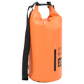 vidaXL Worek wodoszczelny z suwakiem, pomarańczowy, 20 L, PVC