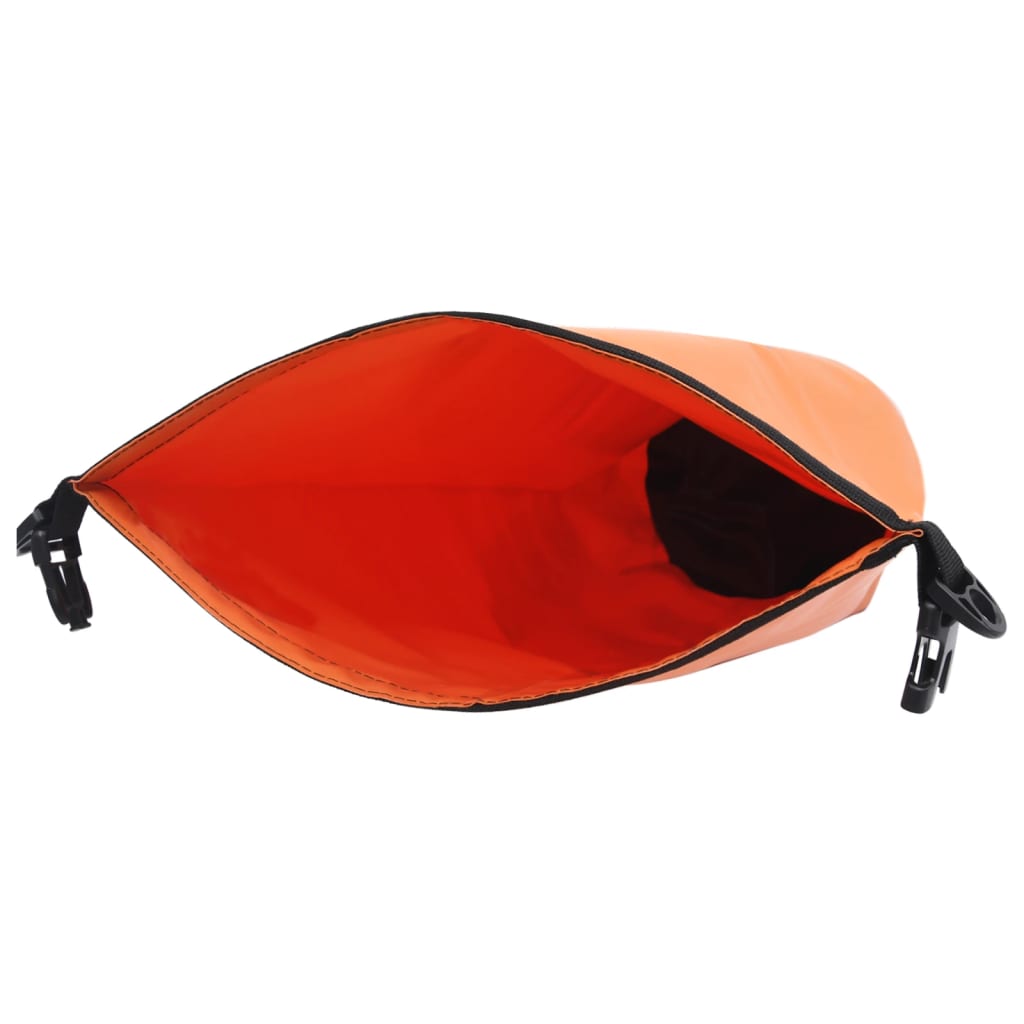 vidaXL Worek wodoszczelny z suwakiem, pomarańczowy, 30 L, PVC
