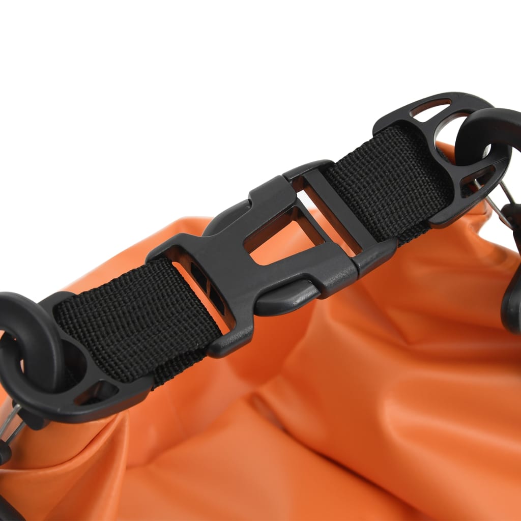 vidaXL Worek wodoszczelny z suwakiem, pomarańczowy, 30 L, PVC