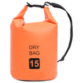 vidaXL Worek wodoszczelny, pomarańczowy, 15 L, PVC