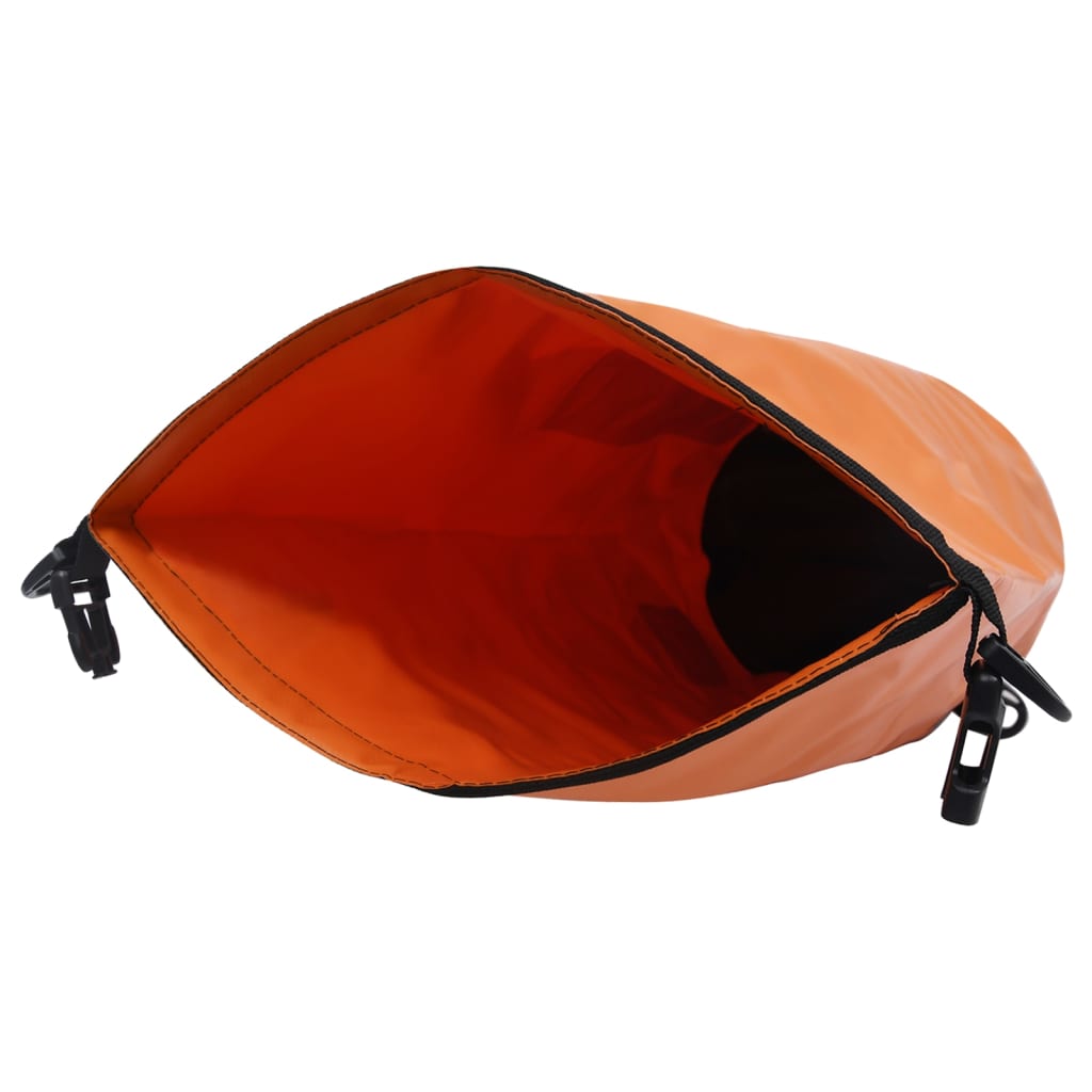 vidaXL Worek wodoszczelny, pomarańczowy, 15 L, PVC