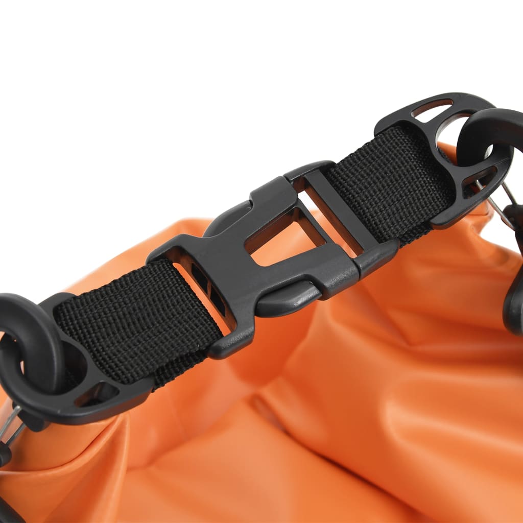 vidaXL Worek wodoszczelny, pomarańczowy, 15 L, PVC