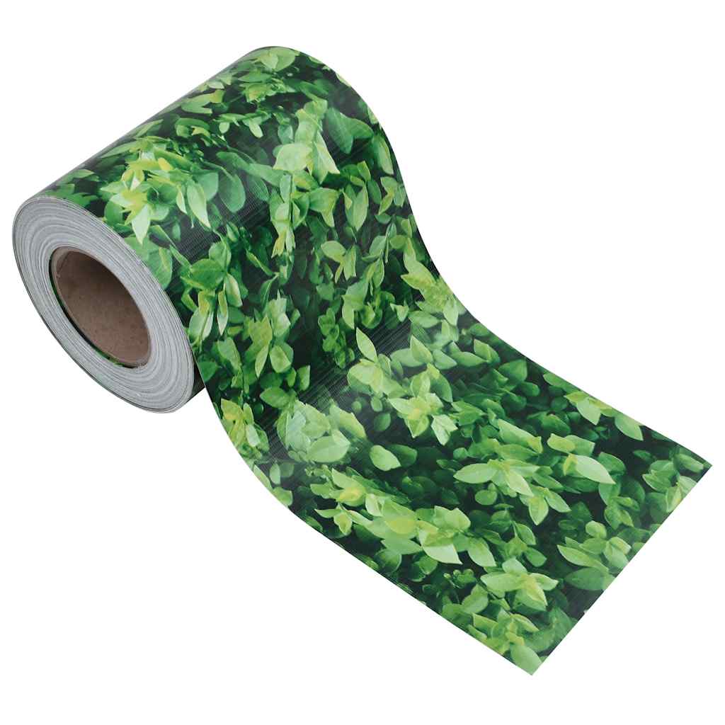 vidaXL Osłona na ogrodzenie ogrodowe, PVC, 35x0,19 m, zielona