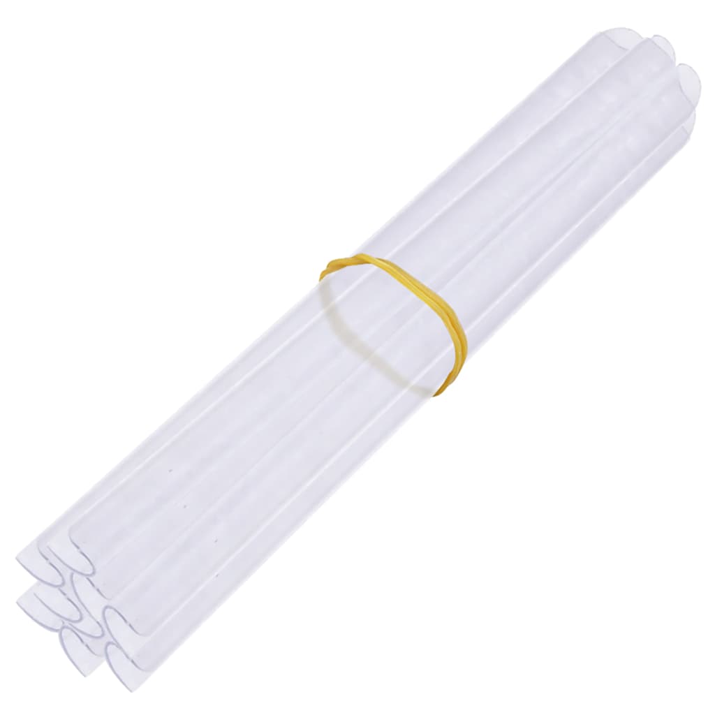 vidaXL Osłony na ogrodzenie, 4 szt., PVC, 35x0,19 m, zielone