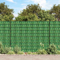 vidaXL Osłony na ogrodzenie, 4 szt., PVC, 35x0,19 m, zielone