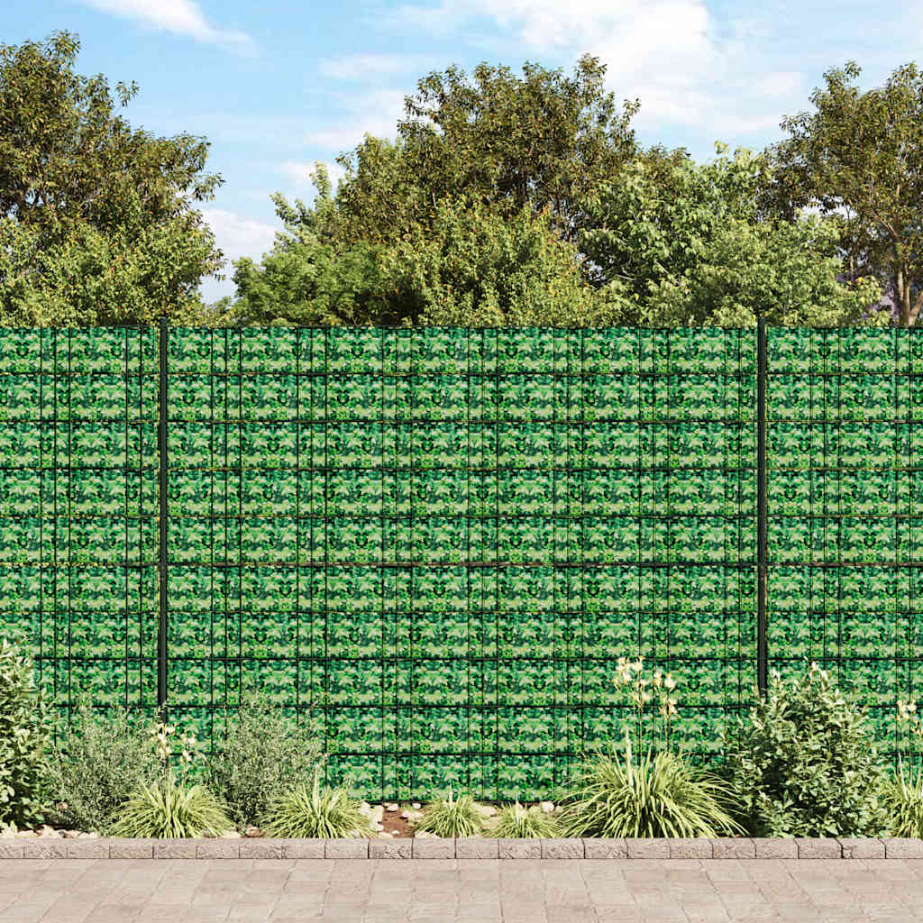 vidaXL Osłony na ogrodzenie, 4 szt., PVC, 35x0,19 m, zielone