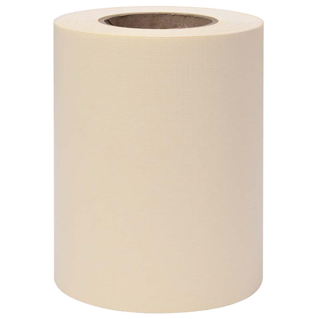 vidaXL Osłona na ogrodzenie ogrodowe, PVC, 70x0,19 m, kremowa