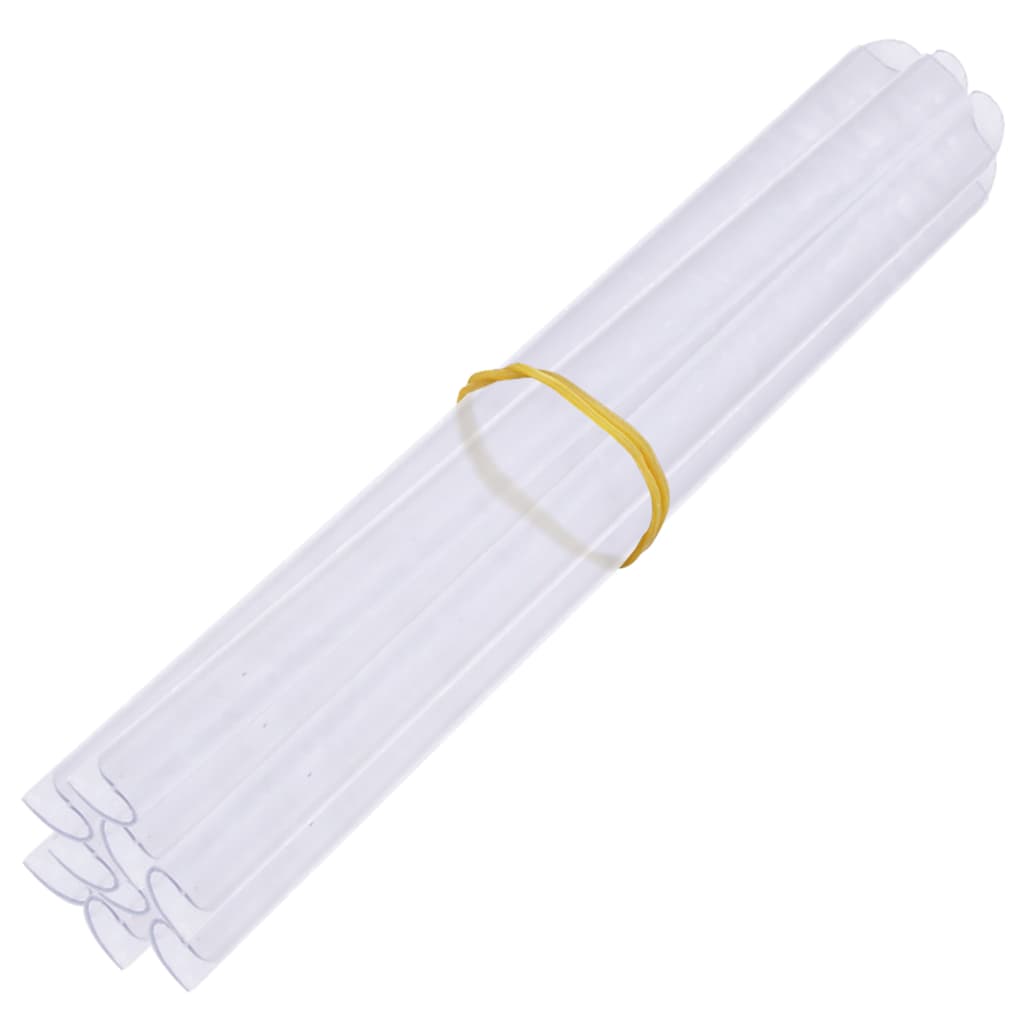 vidaXL Osłony na ogrodzenie, 4 szt., PVC, 35x0,19 m, kremowe