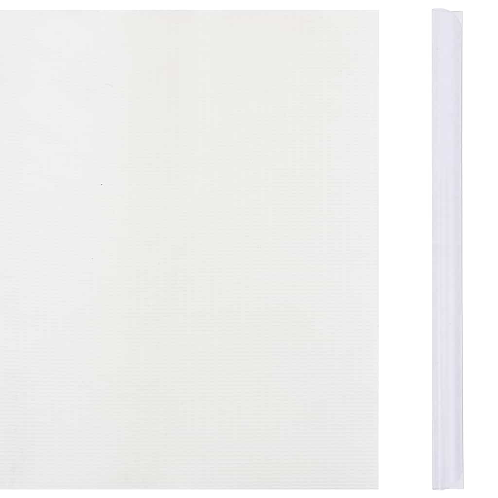 vidaXL Osłona na ogrodzenie ogrodowe, PVC, 35x0,19 m, biała