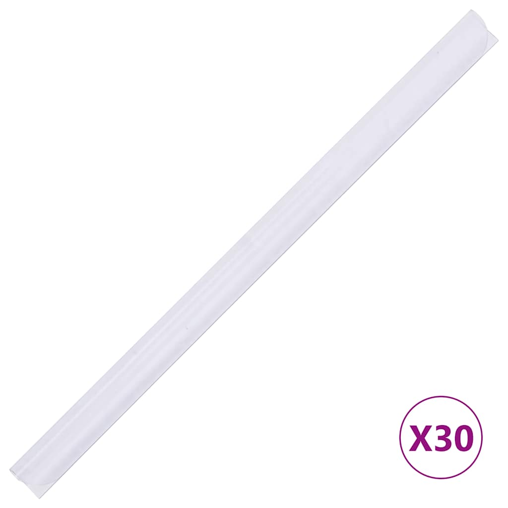 vidaXL Osłona na ogrodzenie ogrodowe, PVC, 70x0,19 m, biała