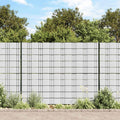 vidaXL Osłony na ogrodzenie, 4 szt., PVC, 35x0,19 m, białe