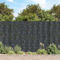 vidaXL Osłona na ogrodzenie ogrodowe, PVC, 70x0,19 m, szara
