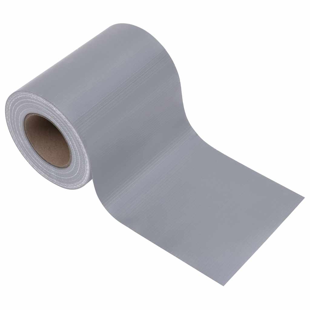 vidaXL Osłona na ogrodzenie ogrodowe, PVC, 35x0,19 m, jasnoszara, mat